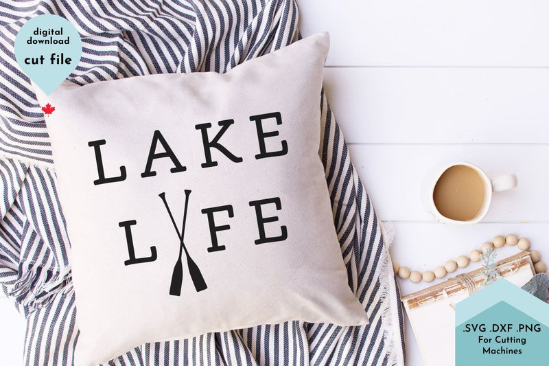 Lake Life SVG Cut File SVG Lettershapes 