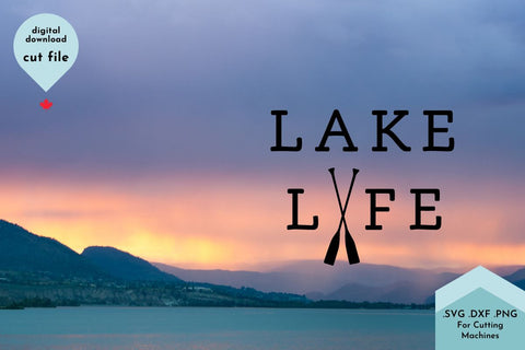 Lake Life SVG Cut File SVG Lettershapes 