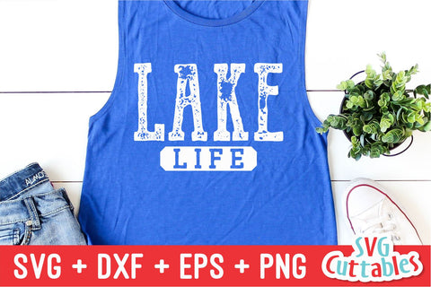 Lake Life svg - Lake Cut File - svg - dxf - eps - png - Lake Sublimation File - Silhouette - Cricut - Digital File SVG Svg Cuttables 