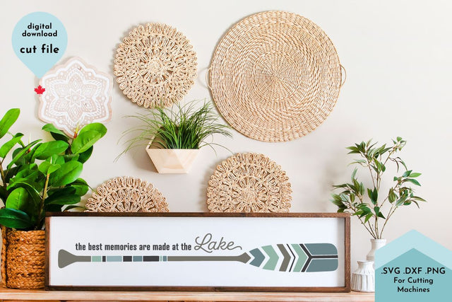 Lake Sign SVG Cut File - Family Memories SVG Lettershapes 