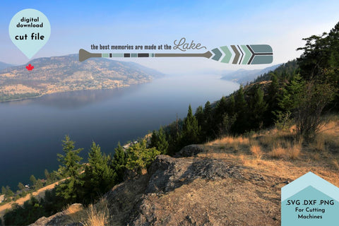 Lake Sign SVG Cut File - Family Memories SVG Lettershapes 