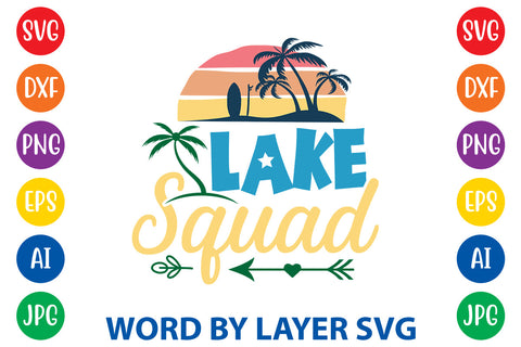 Lake Squad, Summer SVG SVG Rafiqul20606 