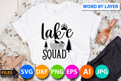 Lake Squad SVG Cut File SVG BlackCatsMedia 
