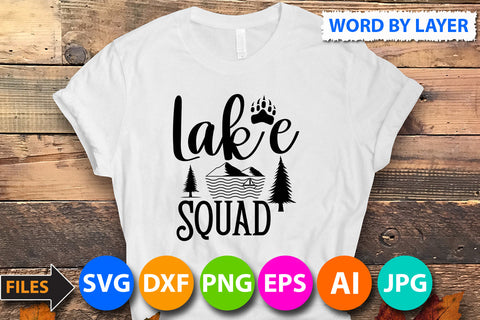 Lake Squad SVG Cut File SVG BlackCatsMedia 