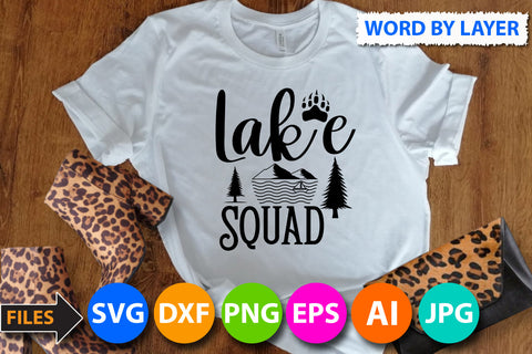 Lake Squad SVG Cut File SVG BlackCatsMedia 