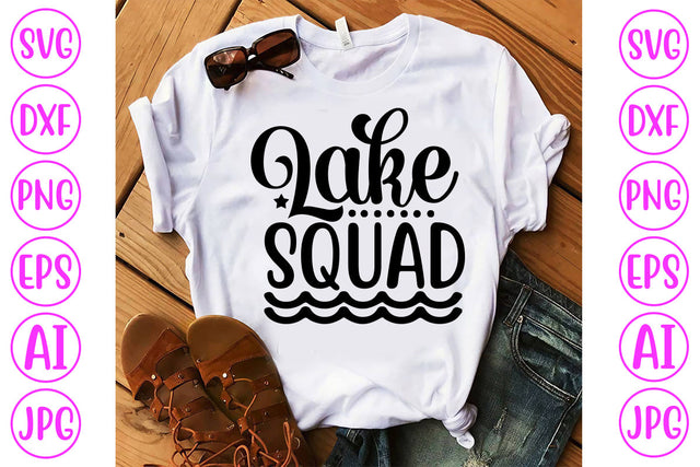 Lake Squad SVG Cut File SVG Syaman 