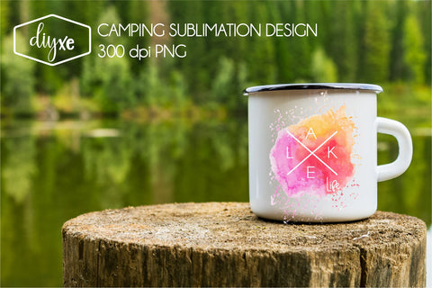 Lake Sublimation Bundle | Camping Sublimation Graphics Sublimation DIYxe Designs 