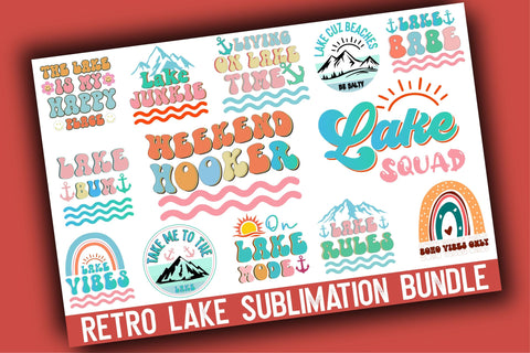 Lake Sublimation Bundle Sublimation Rupkotha 