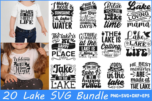 Lake SVG Bundle SVG Rupkotha 