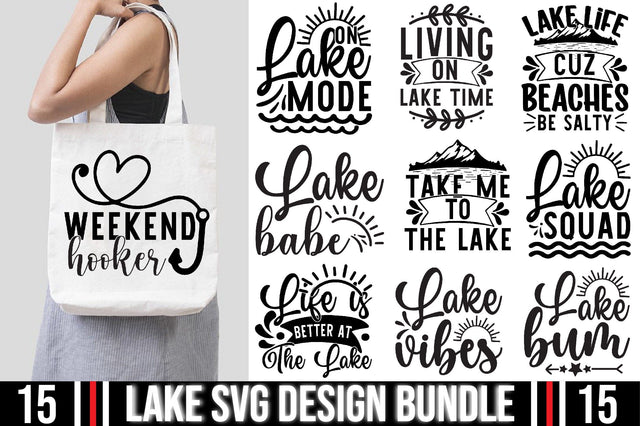 Lake Svg Design Bundle SVG SVGista 