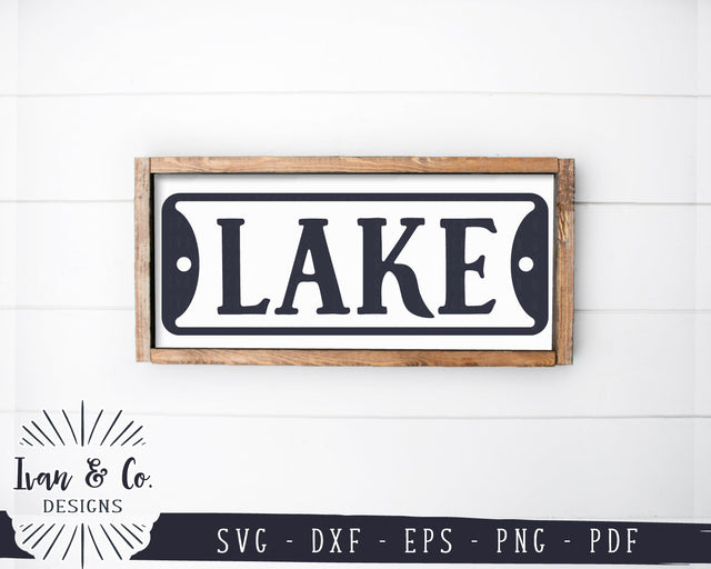 Lake SVG Files | Summer Svg | Lake House Svg | Farmhouse Svg | Indicator | Commercial Use | Digital Cut Files (1158163523) SVG Ivan & Co. Designs 