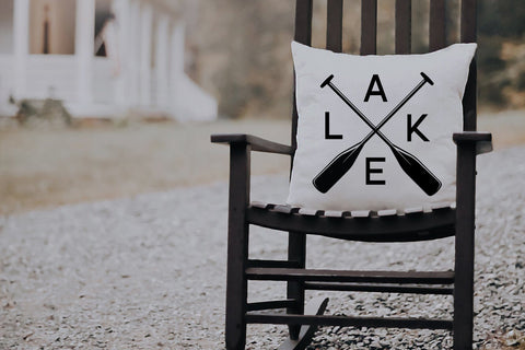 Lake SVG - Lake House svg, Cabin svg, Summer House svg, Camping SVG, Paddles svg SVG Simply Cutz 