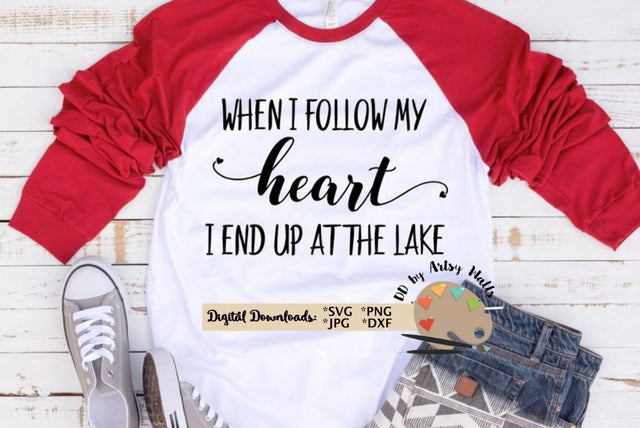lake svg - lake lover svg File for Lake t-shirt - lake cup decal - Lake quote svg dxf SVG The Artsy Spot 