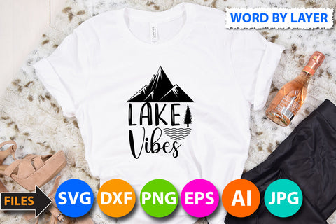 LAke Vibes SVG Cut File SVG BlackCatsMedia 