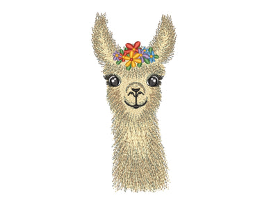 Lama Embroidery Design, 3 sizes Embroidery/Applique DESIGNS Nino Nadaraia 