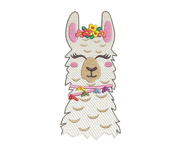 Lama embroidery design Embroidery/Applique DESIGNS ArtEMByNatalia 