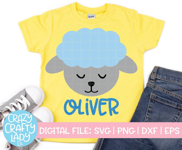 Lamb | Easter SVG Cut File SVG Crazy Crafty Lady Co. 