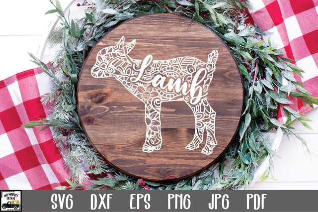 Lamb SVG File - Lamb Mandala SVG SVG Old Market 