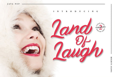 Land Of Laugh -Clean & Rough Font Javapep 