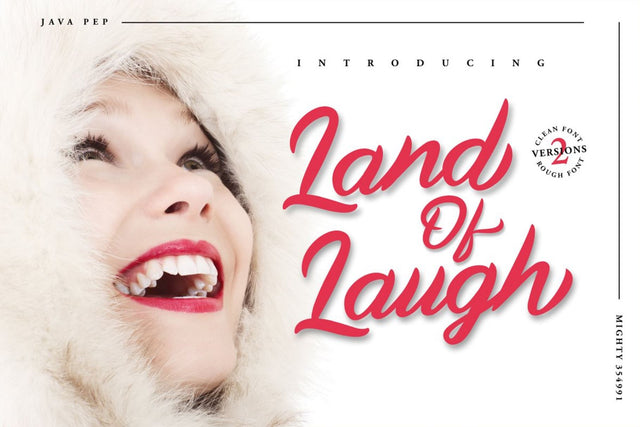 Land Of Laugh -Clean & Rough Font Javapep 