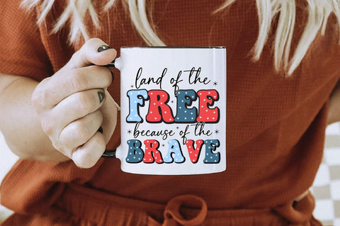 Land Of The Free Because Of The Brave Sublimation Creativeart88 