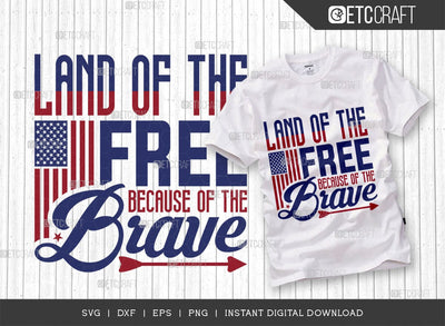 Land Of The Free Because Of The Brave SVG Cut File, Happy Confederate Memorial Day Svg, Confederate Heroes Day Svg, Confederate Memorial Quote, ETC T00632 SVG ETC Craft 