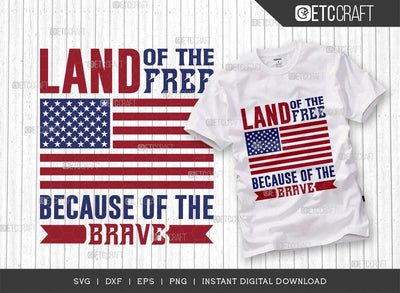 Land Of The Free Because Of The Brave SVG Cut File, Happy Confederate Memorial Day Svg, Confederate Heroes Day Svg, Confederate Memorial Quote, ETC T00632 SVG ETC Craft 