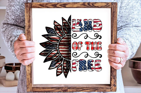 land of the free Sublimation SVGArt 