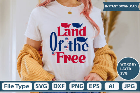 Land Of The Free Svg Cut File SVG DesignPlante 503 