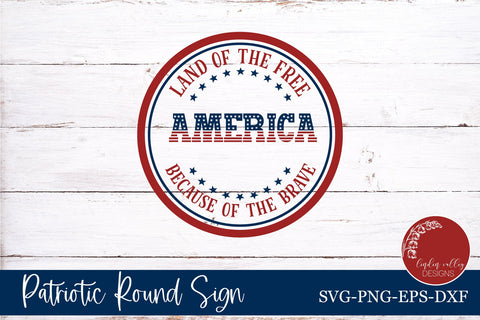 Land Of The Free SVG-Patriotic SVG-4th of July SVG SVG Linden Valley Designs 