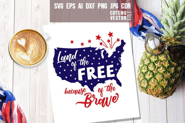 Land of the free SVG SVG VectorSVGdesign 