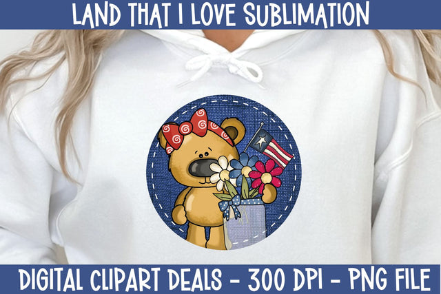 Land That I love Sublimation - Patriotic Sublimation Design Sublimation Digital Clipart Deals 