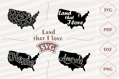 Land that I love SVG bundle SVG Digital Mojito 