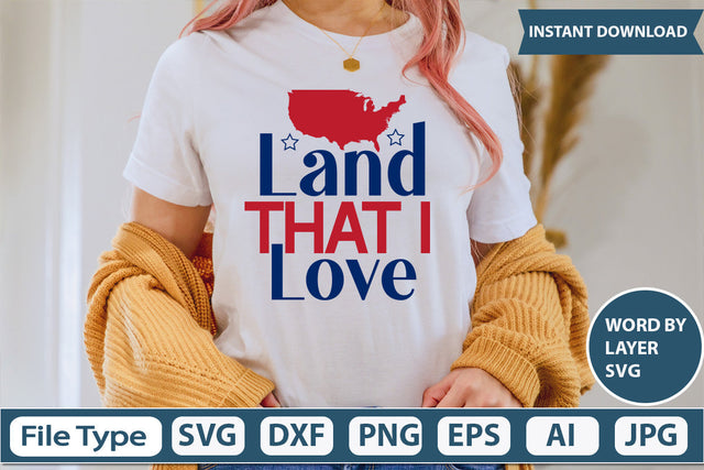 Land That I Love Svg Cut File SVG DesignPlante 503 