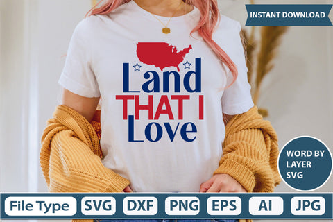 Land That I Love Svg Cut File SVG DesignPlante 503 
