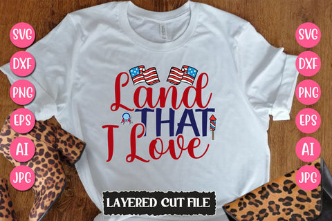 Land That I Love SVG Cut File SVG Newmockups 