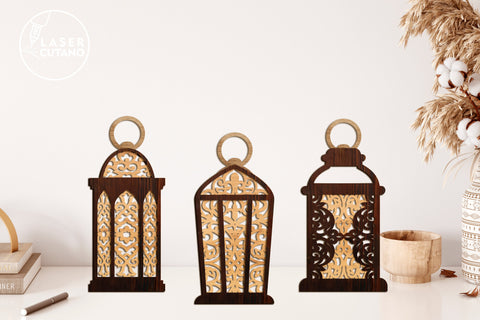 LANTERN Candle Holder Bundle SVG LaserCutano 