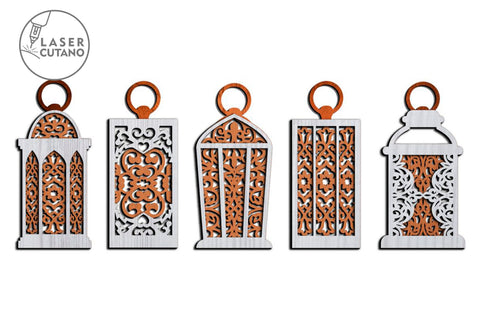 LANTERN Candle Holder Bundle SVG LaserCutano 