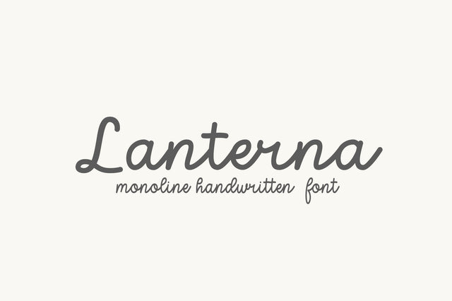 Lanterna Font Sunday Nomad 
