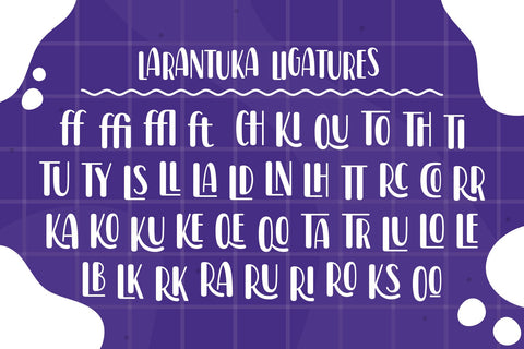Larantuka - Playful Typeface Font Arterfak Project 