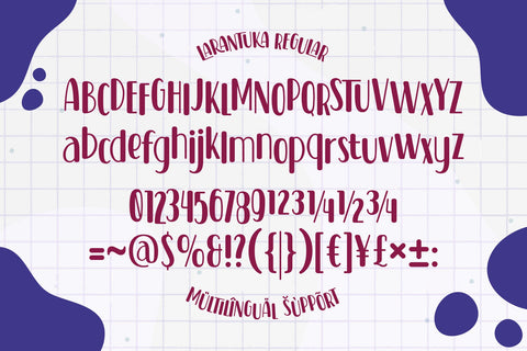Larantuka - Playful Typeface Font Arterfak Project 