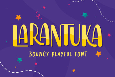 Larantuka - Playful Typeface Font Arterfak Project 
