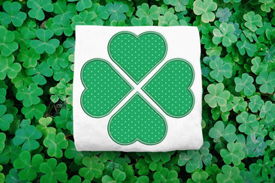 Large Heart Clover Applique Embroidery Embroidery/Applique DESIGNS Designed by Geeks 