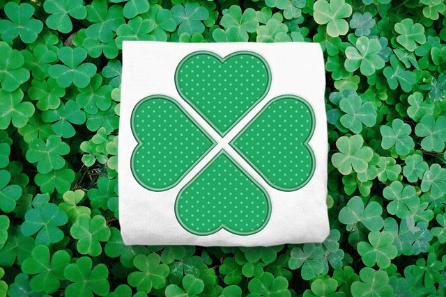 Large Heart Clover Applique Embroidery Embroidery/Applique DESIGNS Designed by Geeks 