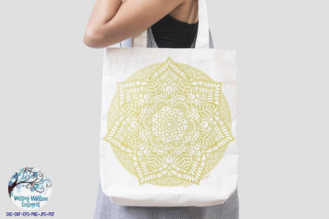 Large Intricate Mandala SVG SVG Wispy Willow Designs 