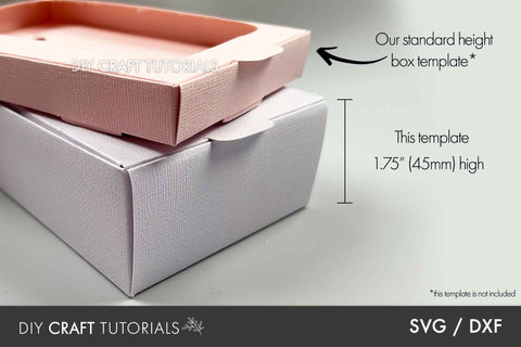 Large Keychain Box Template SVG DIY Craft Tutorials 