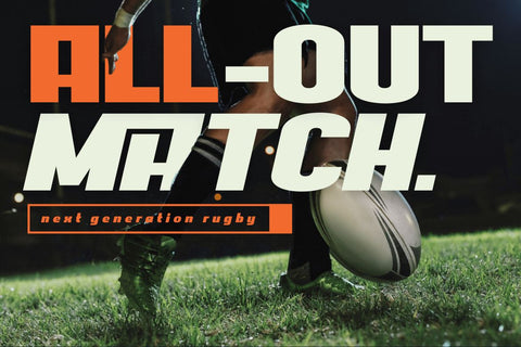 LAROF | Athletic Font Font twinletter 