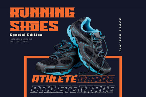 LAROF | Athletic Font Font twinletter 