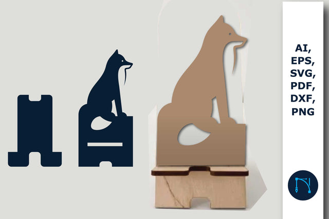laser cut Animal Cell Phone Stand SVG SVG MD JOYNAL ABDIN 