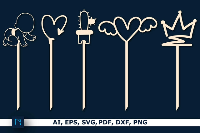 Laser cut Baby Cake topper SVG Bundle SVG MD JOYNAL ABDIN 